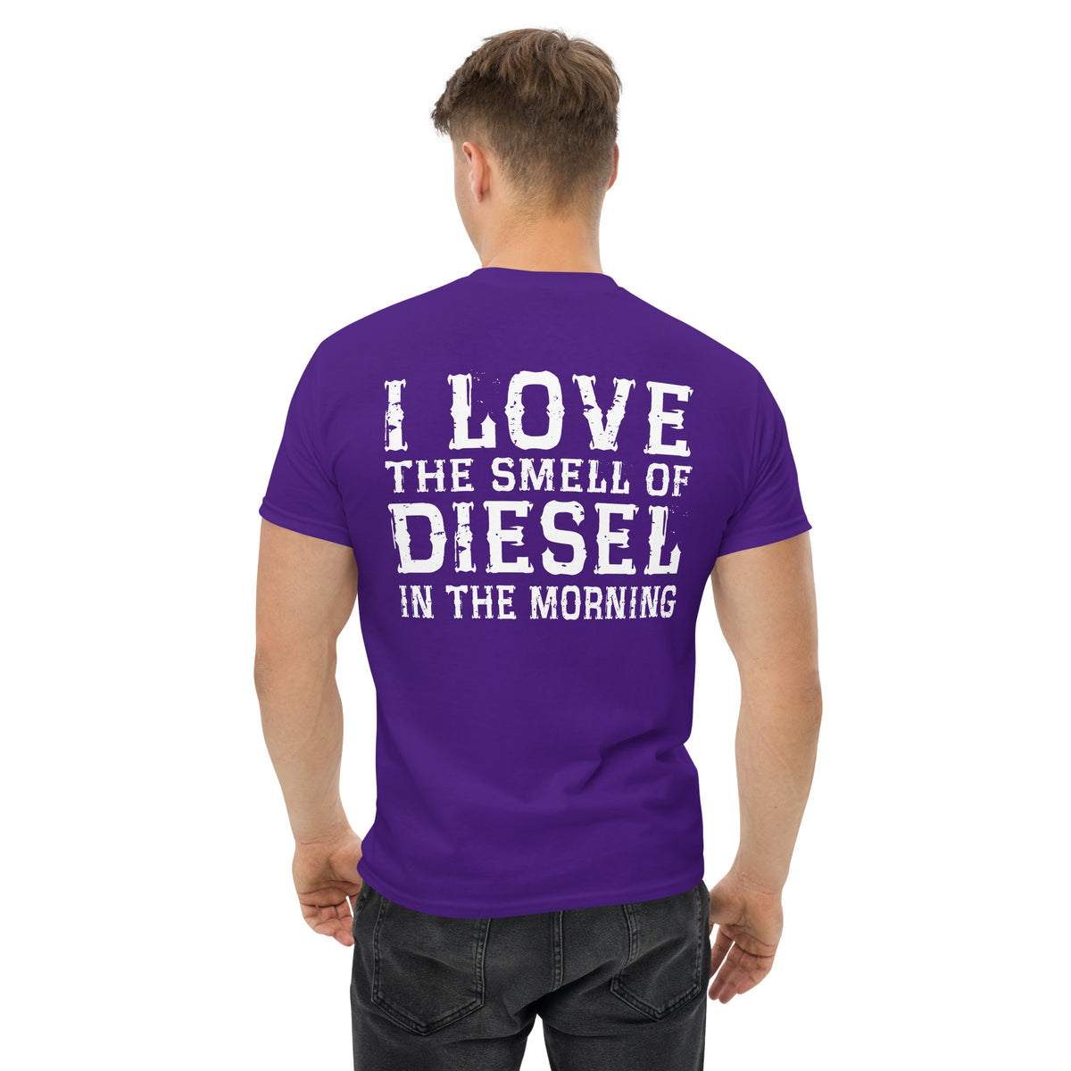 Herren T-Shirt "I Love The Smell Of Diesel In The Morning "