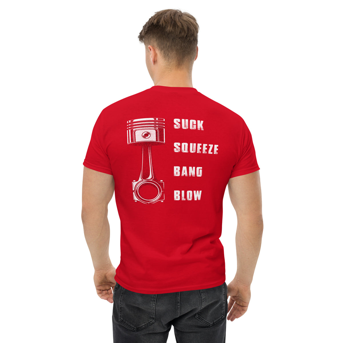 Herren T-Shirt "Suck Squeeze Bang Blow "