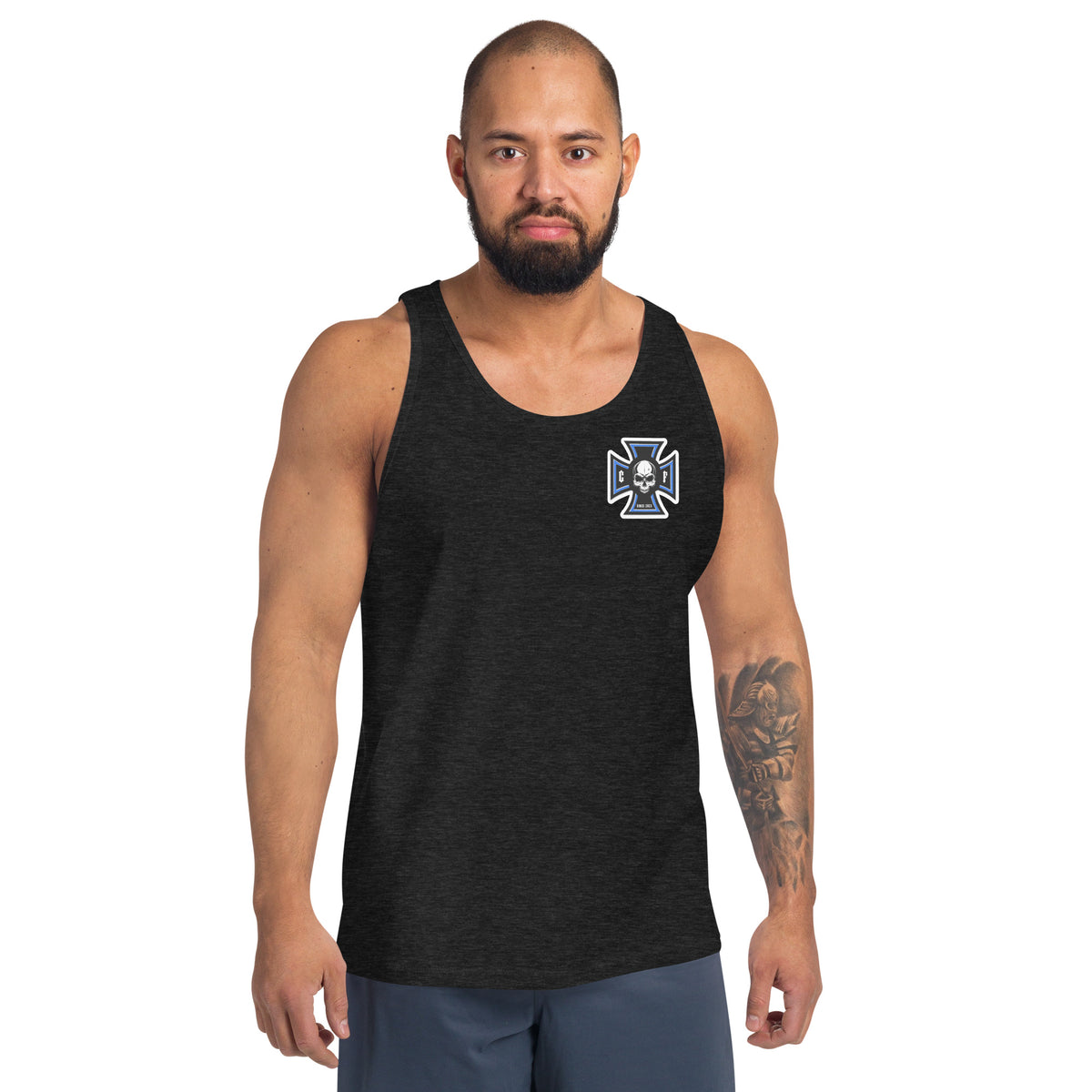 Chopper-Freunde Unisex-Tank-Top mit Brust druck