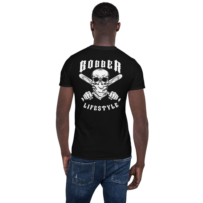 Biker Motorrad T-Shirts " BOBBER LIFESTYLE" Variante 8 – Schwarz – Rückansicht