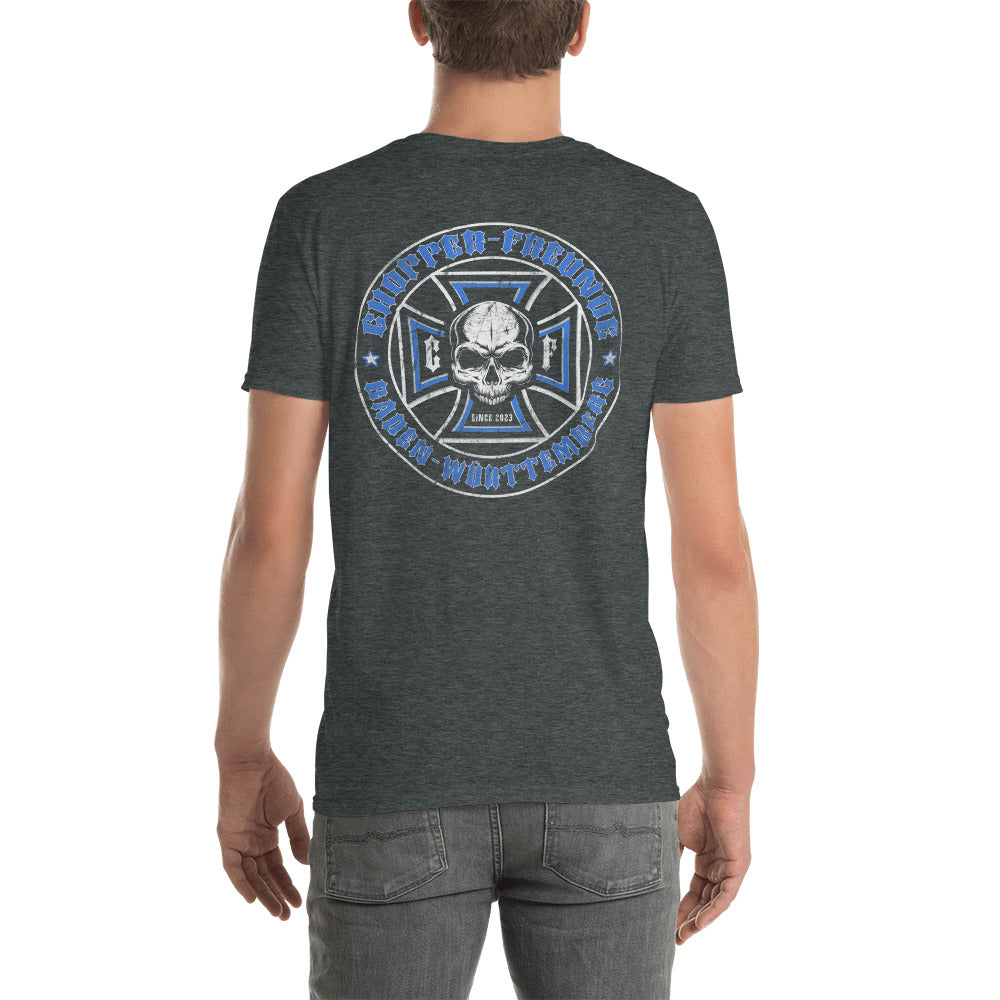 Chopper-Freunde T-Shirt Vintage Style " Vorder und Rückendruck"-Biker-Shirts