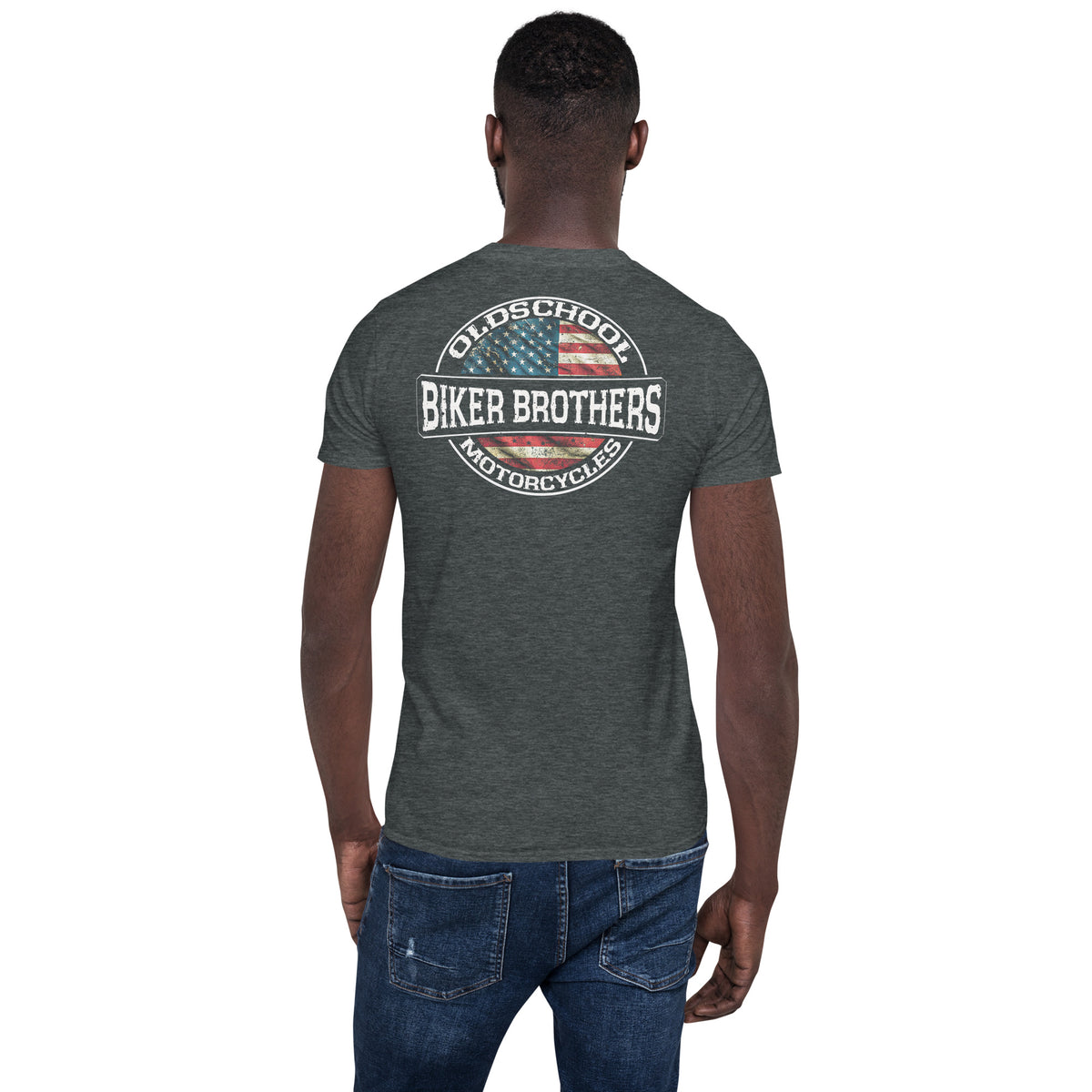 Herren T-Shirt "Oldschool Biker-Brother" Variante1