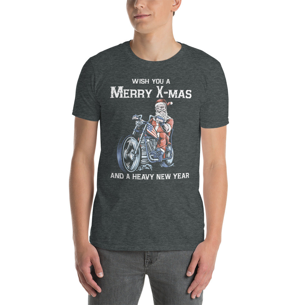 Herren T-Shirt " Merry X-Mas and a heavy new year "