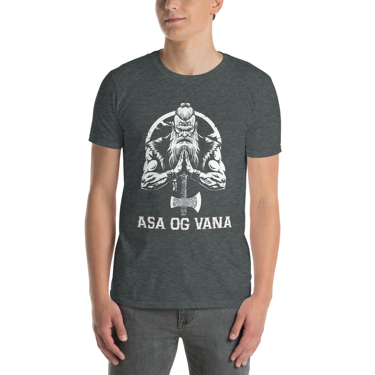 Herren T-Shirt und Hoodies Wikinger " Asa Og Vana " Variante 1