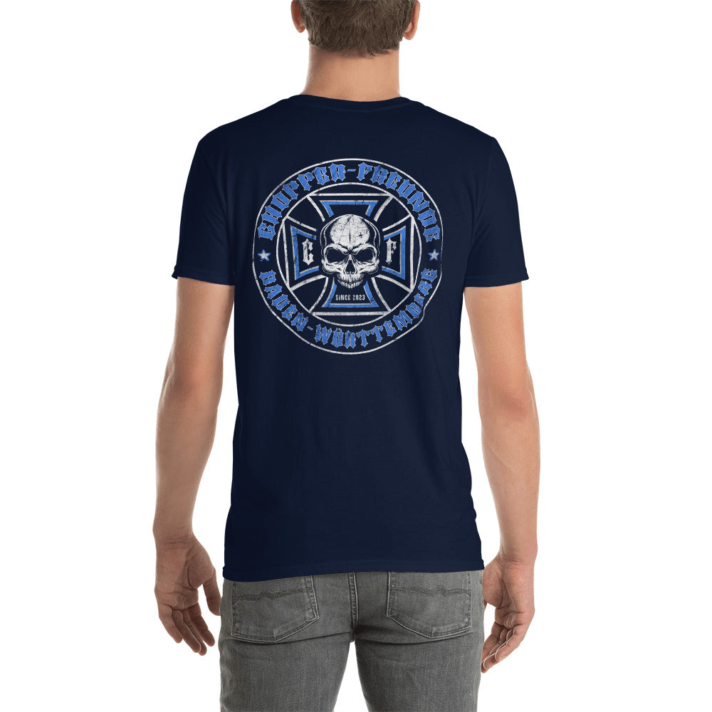 Chopper-Freunde T-Shirt Vintage Style " Vorder und Rückendruck"-Biker-Shirts