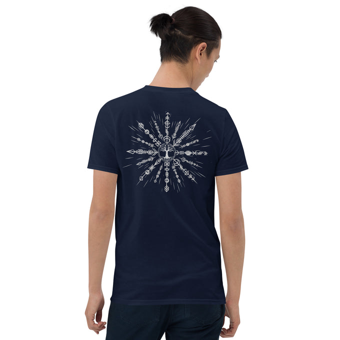 Wikinger Shirts &amp; Hoodies "Nordic Lebens Baum " – Marineblau – Rückansicht