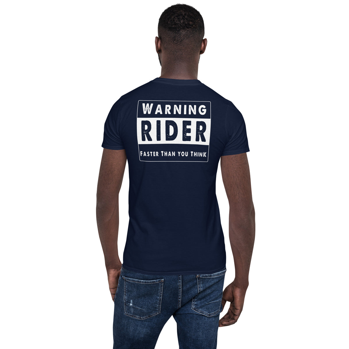 Herren T-Shirt "Warning Rider Faster Than you ThinK"