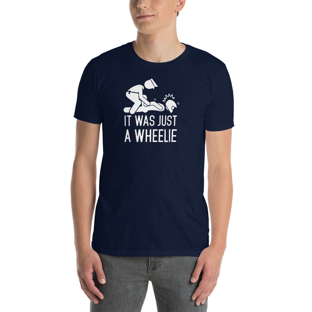 Herren T-Shirt "It was just a Wheelie"