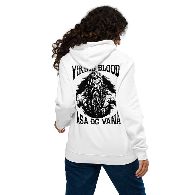 Wikinger Shirts &amp; Hoodies "Asa Og Vana" Variante 2 – Weiß – Rückansicht