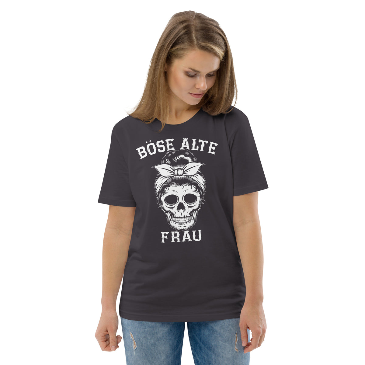 Damen T-Shirt "Böse Alte Frau" Variante 1