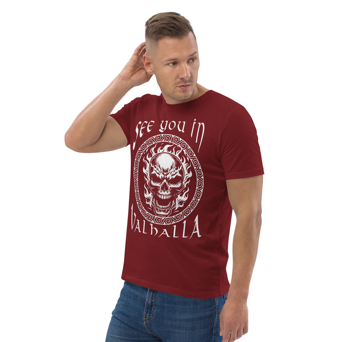 Herren T-Shirt und Hoodies Wikinger "SEE YOU IN VALHALLA" Variante 4