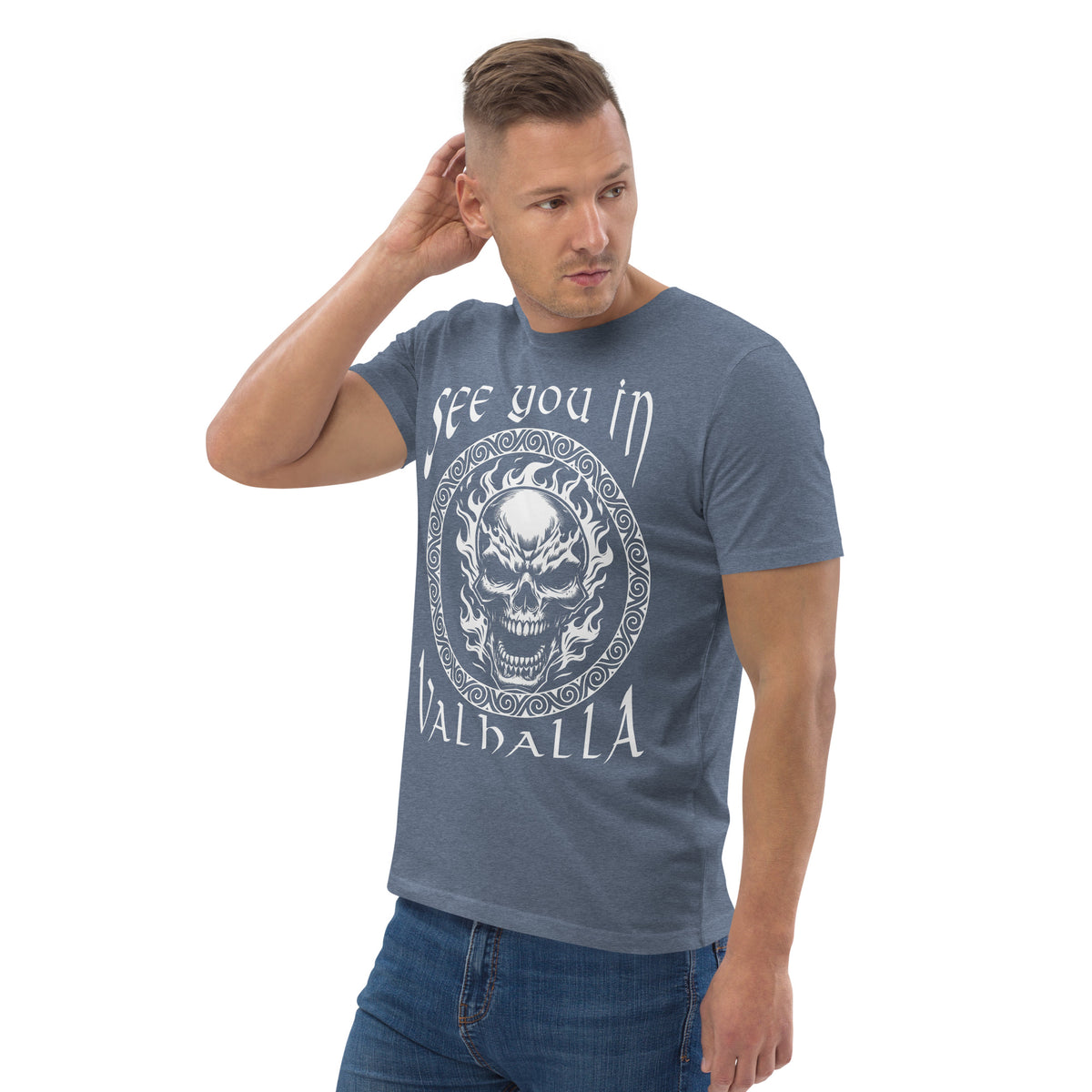 Herren T-Shirt und Hoodies Wikinger "SEE YOU IN VALHALLA" Variante 4