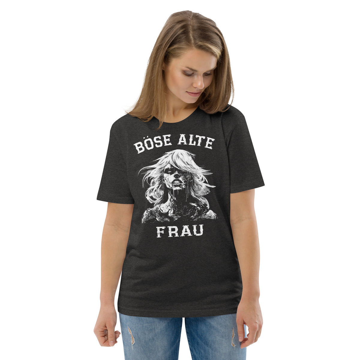 Damen T-Shirt "Böse Alte Frau" Variante 3