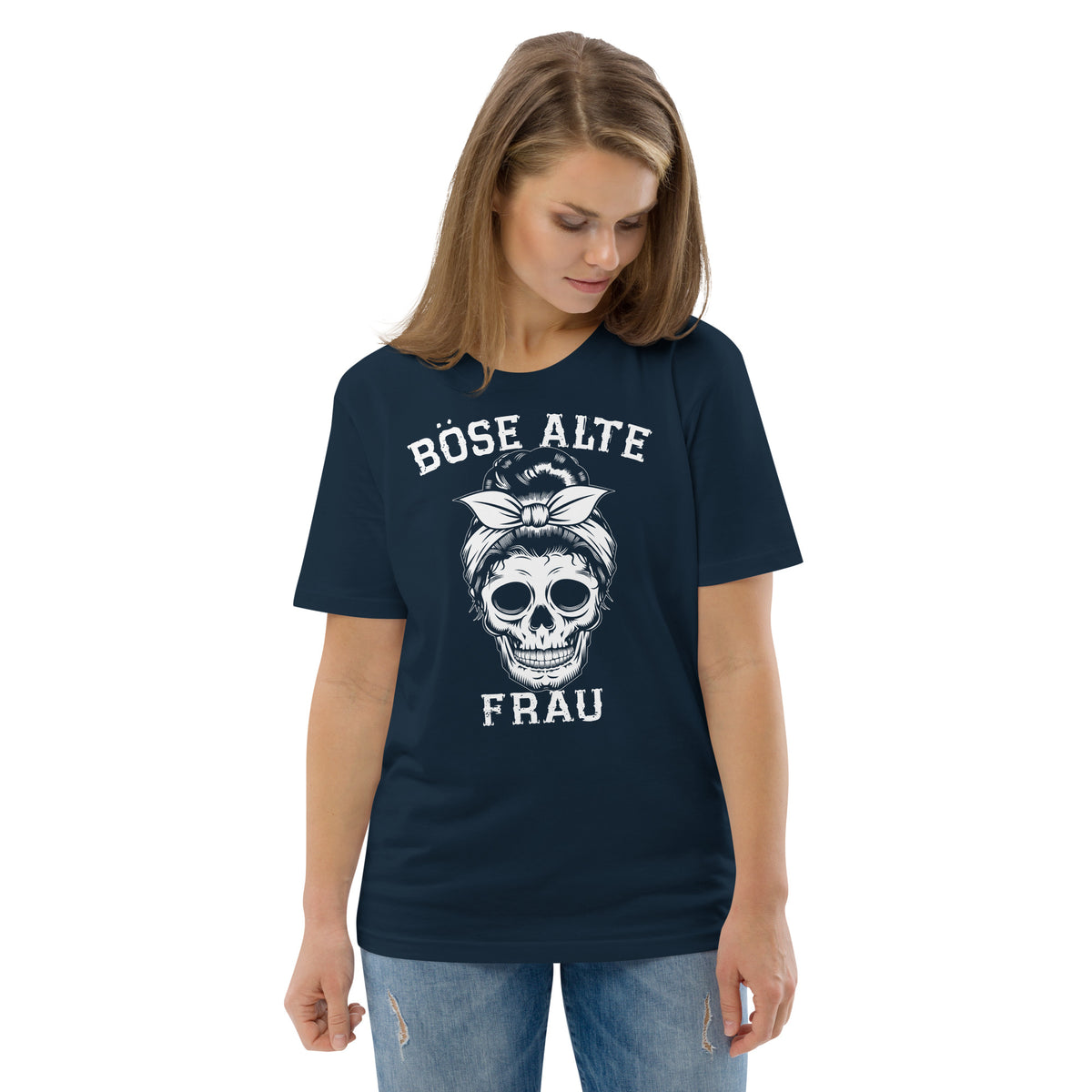 Damen T-Shirt "Böse Alte Frau" Variante 1