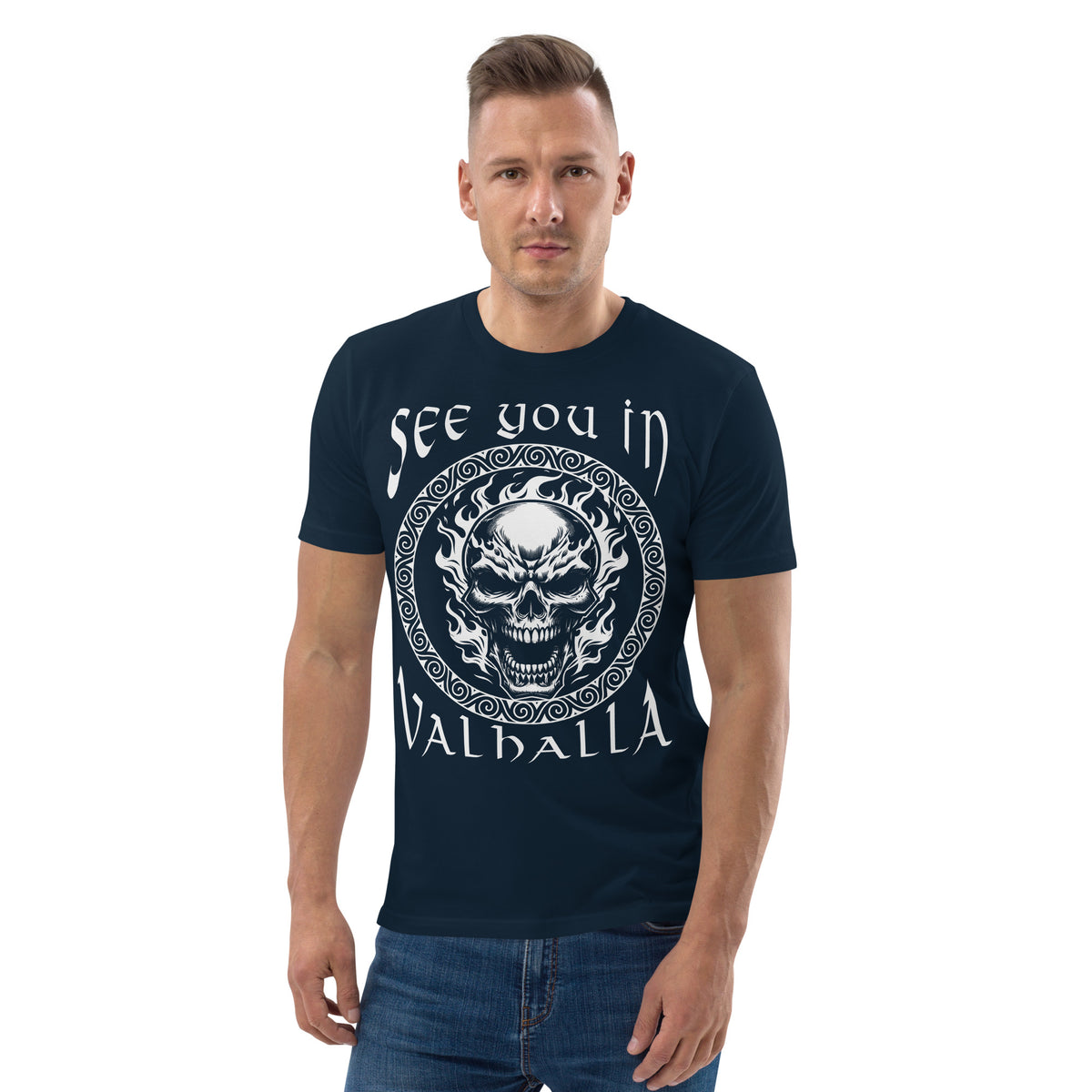 Herren T-Shirt und Hoodies Wikinger "SEE YOU IN VALHALLA" Variante 4