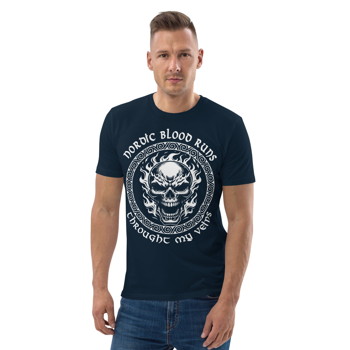 T-Shirt und Hoodies Wikinger "Nordic Blood runs through my Veins" Variante 15