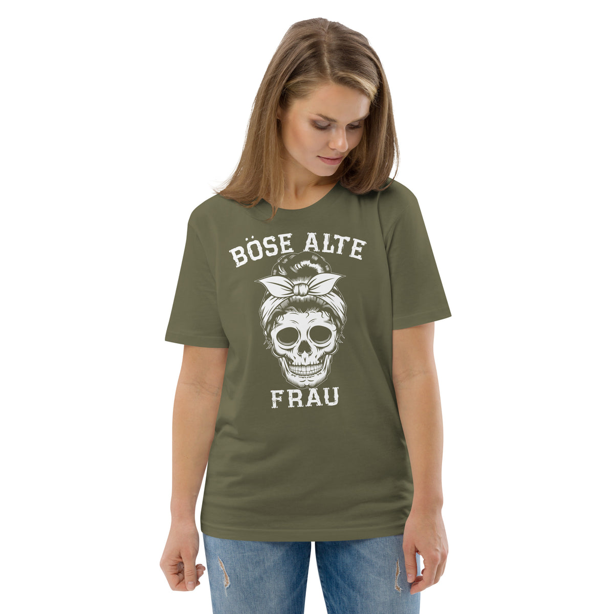 Damen T-Shirt "Böse Alte Frau" Variante 1