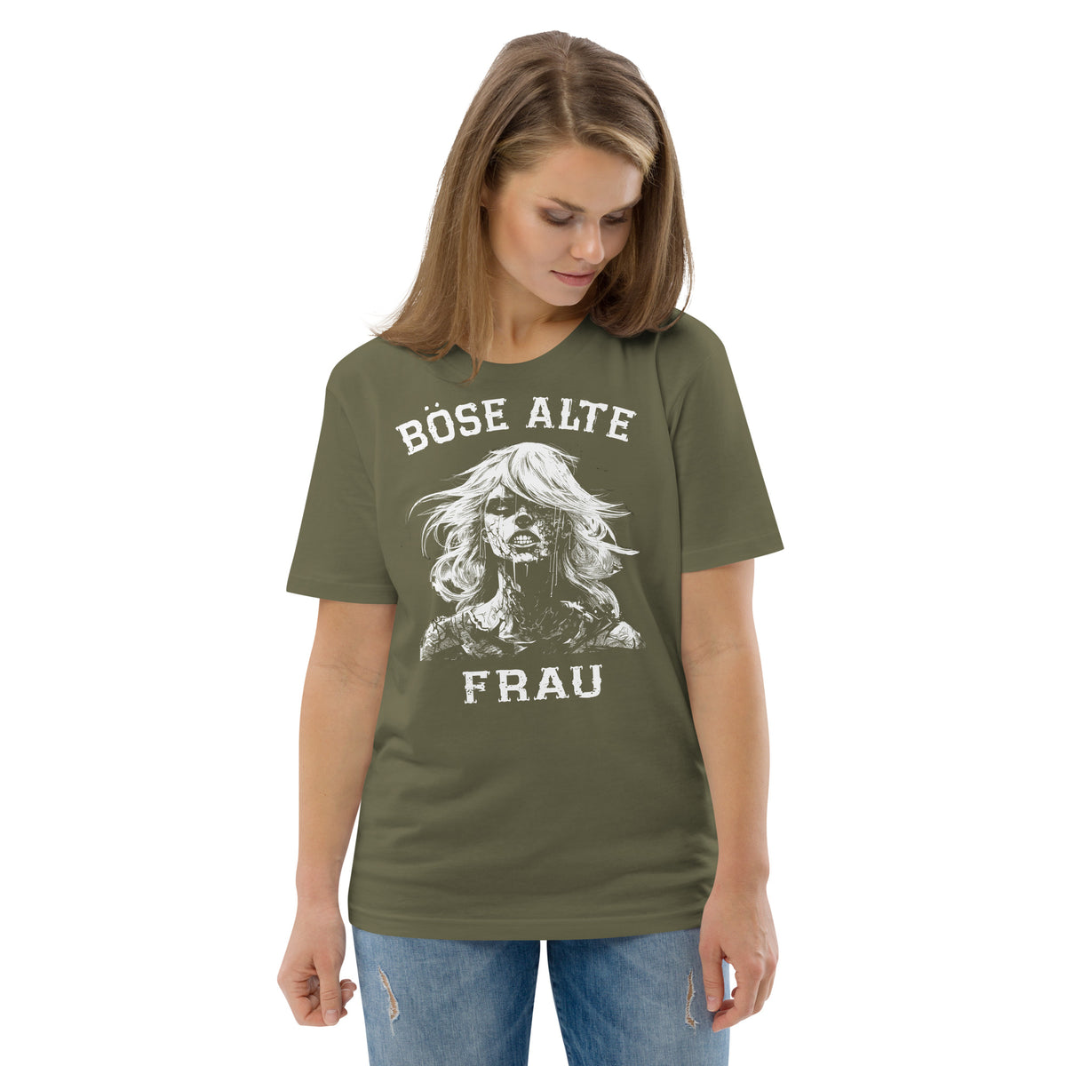 Damen T-Shirt "Böse Alte Frau" Variante 3