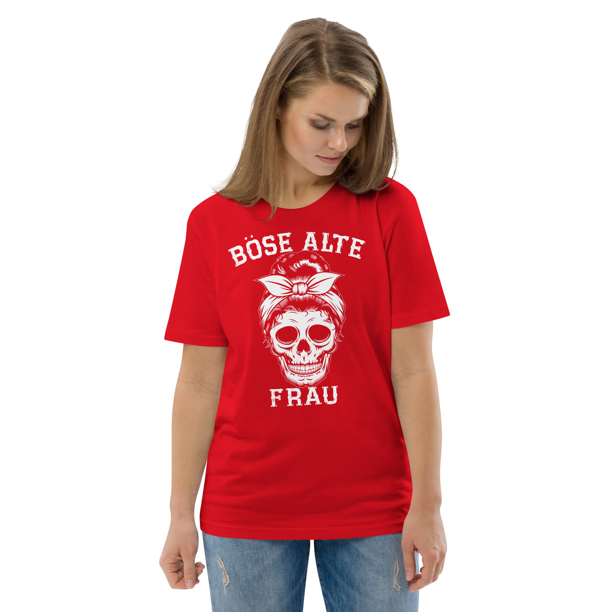 Damen T-Shirt "Böse Alte Frau" Variante 1