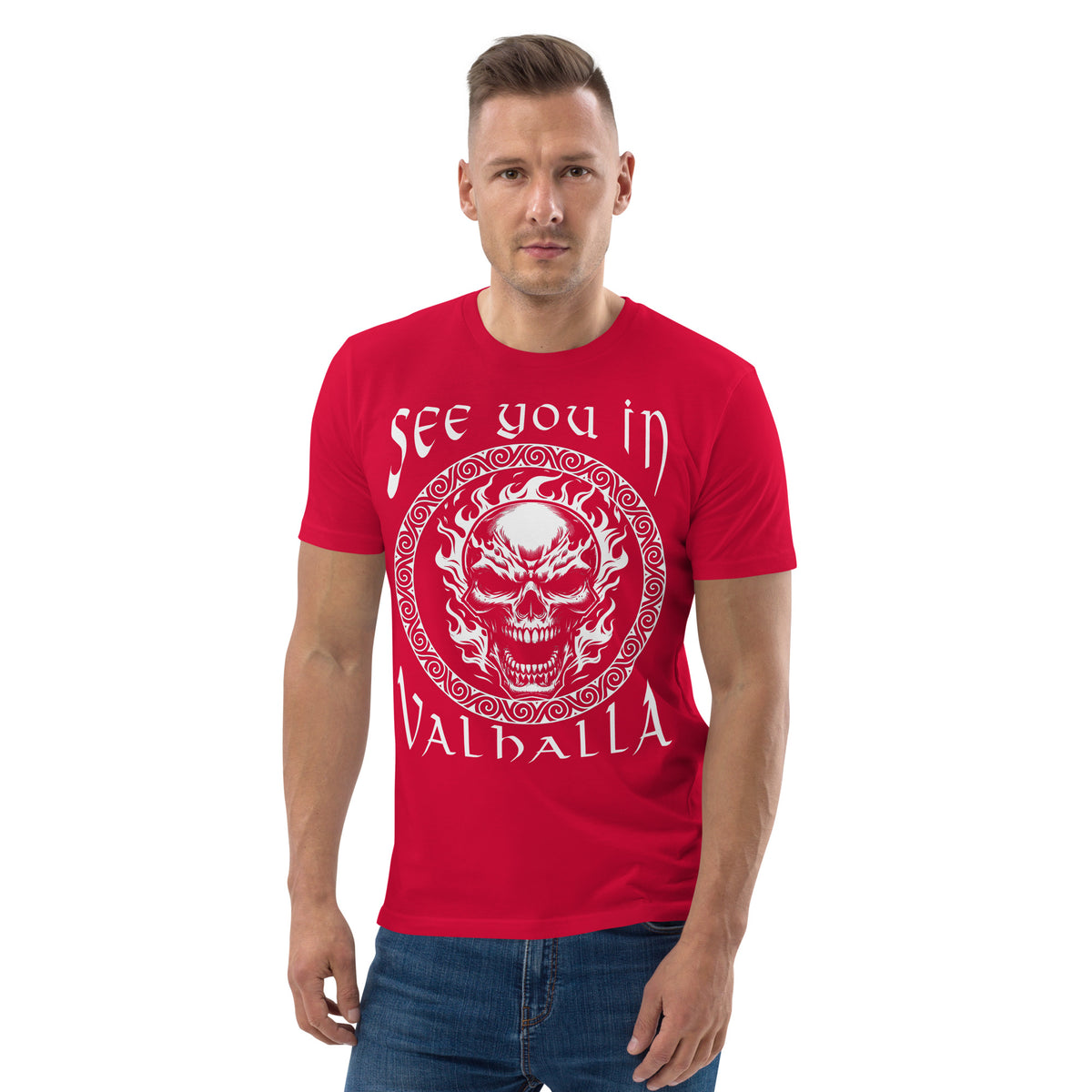 Herren T-Shirt und Hoodies Wikinger "SEE YOU IN VALHALLA" Variante 4