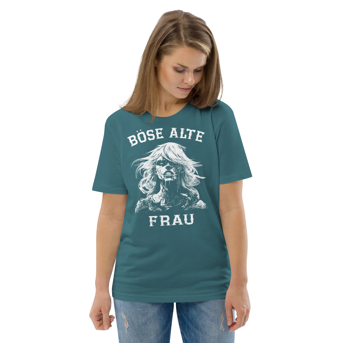 Damen T-Shirt "Böse Alte Frau" Variante 3