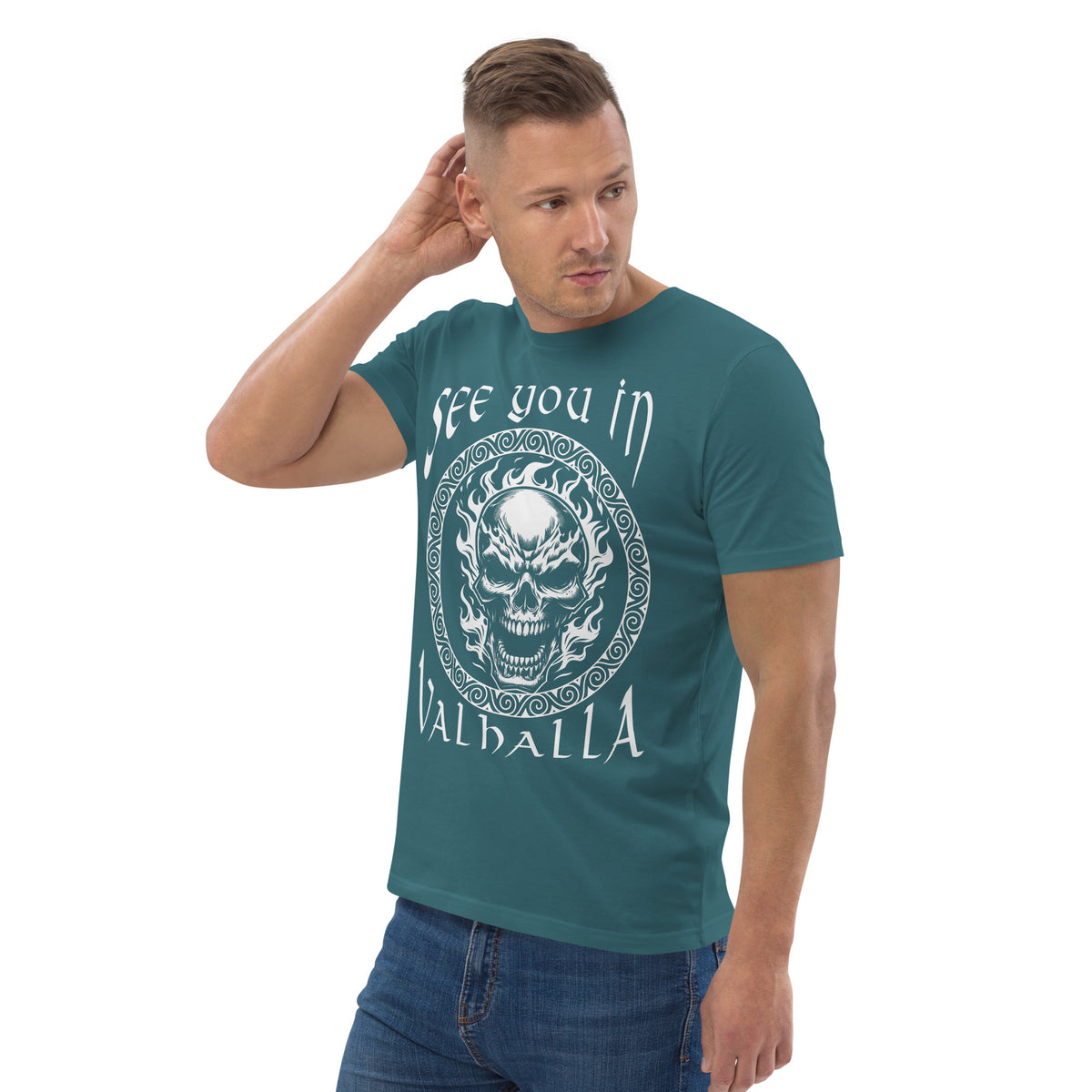 Herren T-Shirt und Hoodies Wikinger "SEE YOU IN VALHALLA" Variante 4