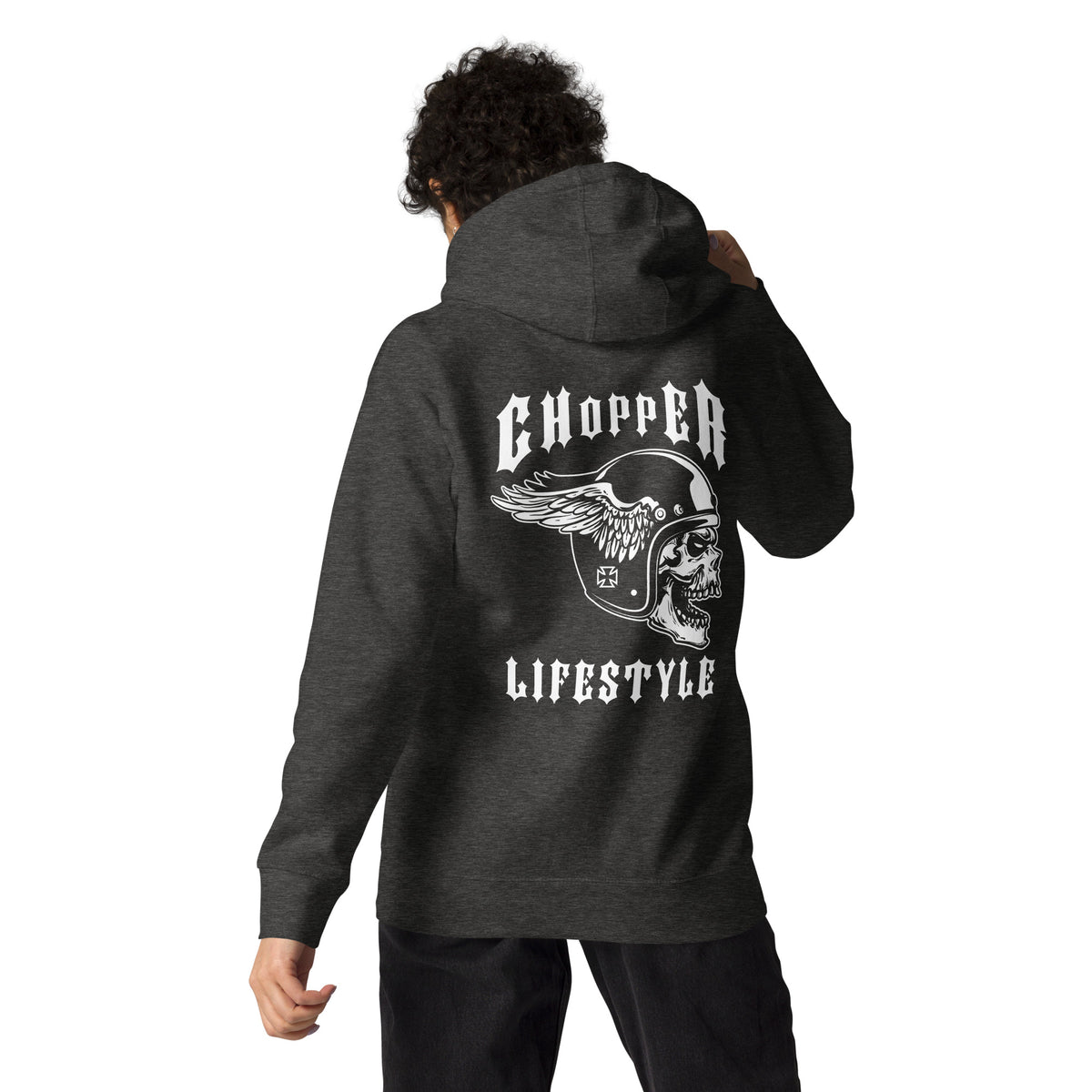 Biker - Premium Unisex Hoodie "Chopper LIFESTYLE" Variante 5-Biker-Shirts