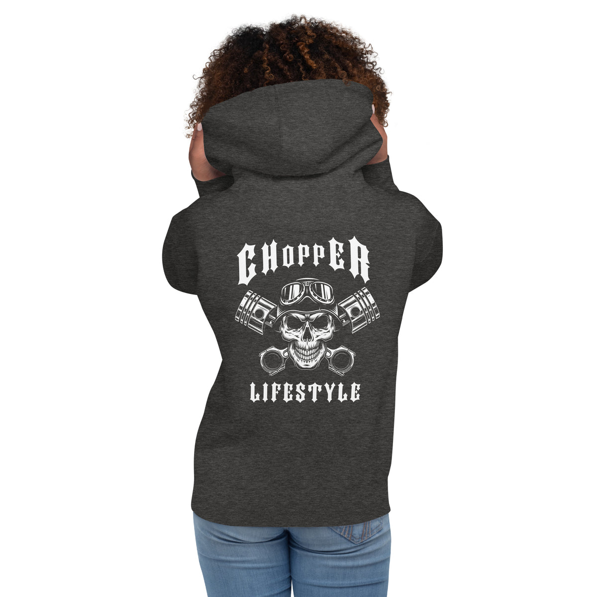 Biker - Premium Unisex Hoodie "Chopper LIFESTYLE" Variante 7-Biker-Shirts