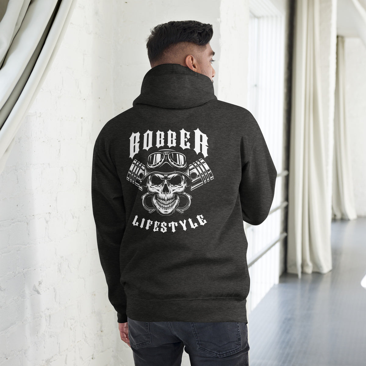 Biker - Premium Unisex Hoodie "Bobber LIFESTYLE" Variante 4-Biker-Shirts