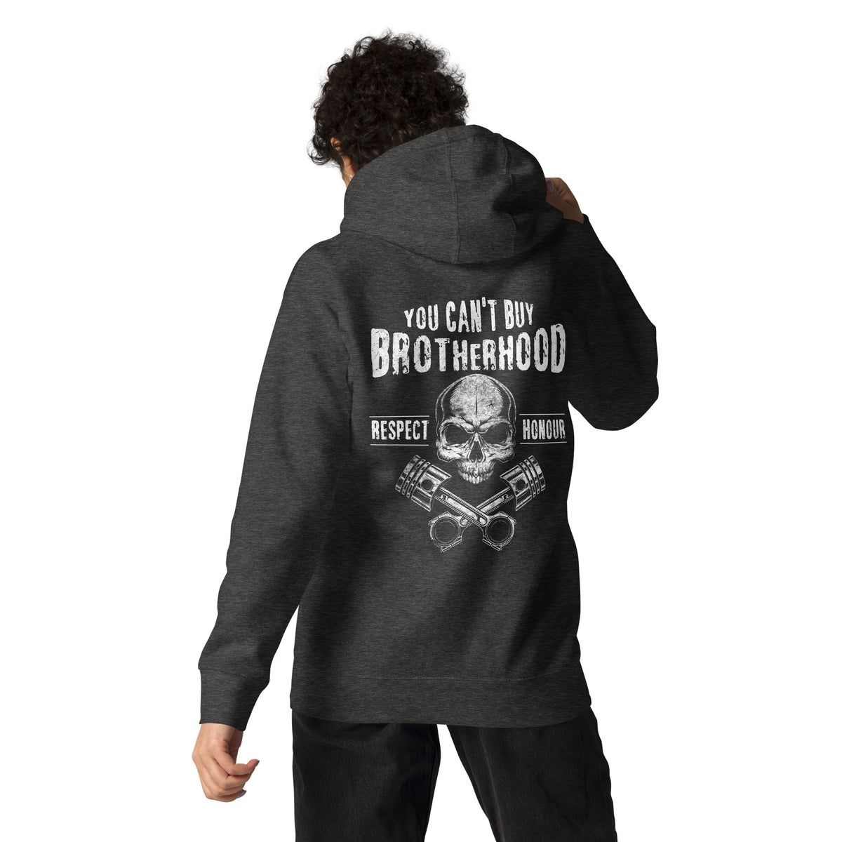 Biker - Premium Unisex Hoodie " Biker Brotherhood" Variante 9-Biker-Shirts