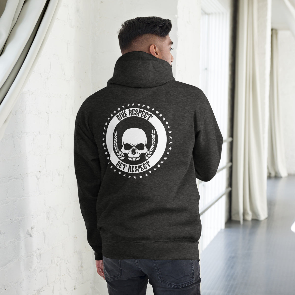 Biker - Premium Unisex Hoodie "Give Respect Get Respect"