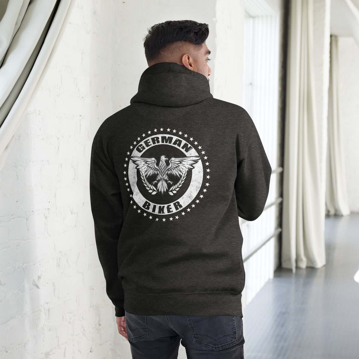 Biker - Premium Unisex Hoodie " German Biker" variante 1