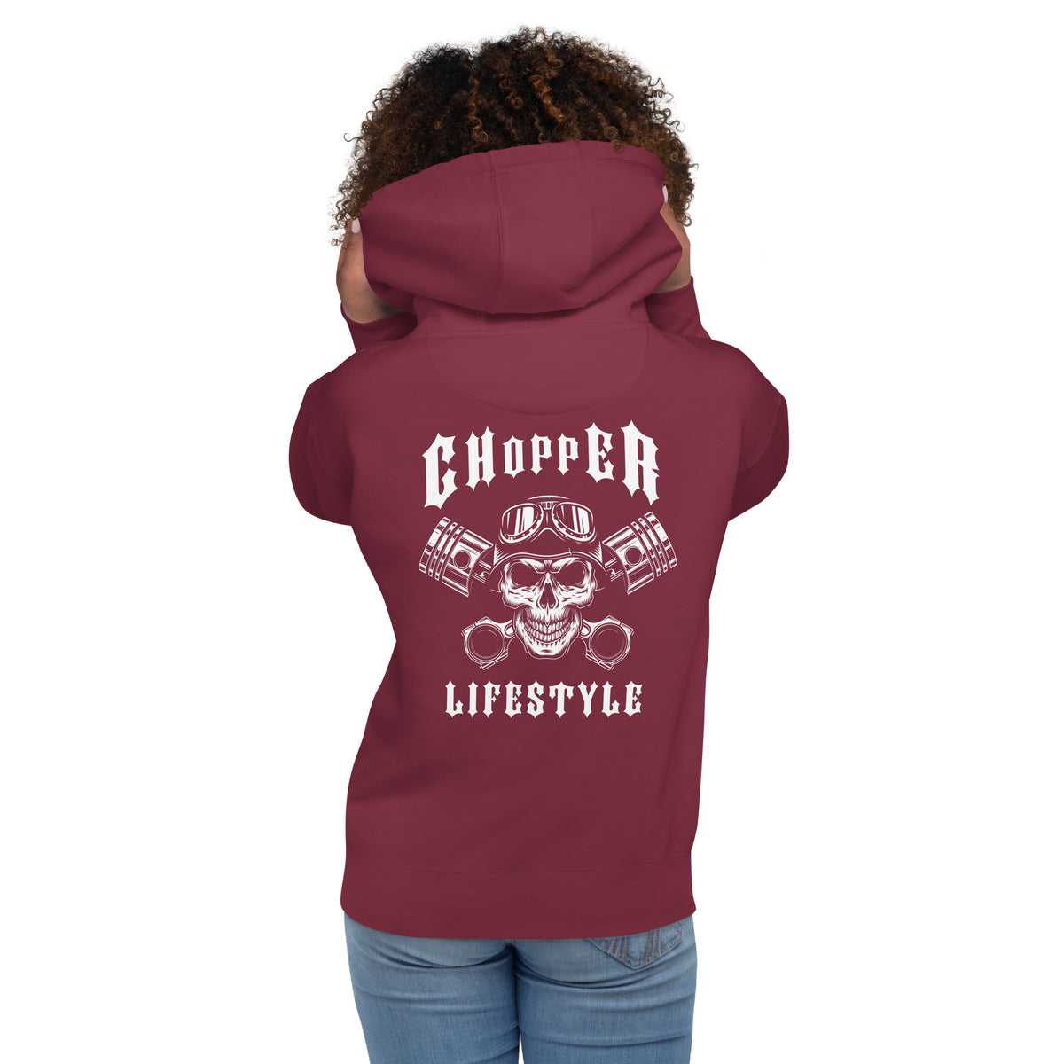 Biker - Premium Unisex Hoodie "Chopper LIFESTYLE" Variante 7-Biker-Shirts