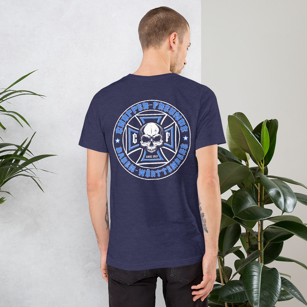 Chopper-Freunde T-Shirt " Vorder und Rückendruck" Variante 4 bis 5xxl-Biker-Shirts