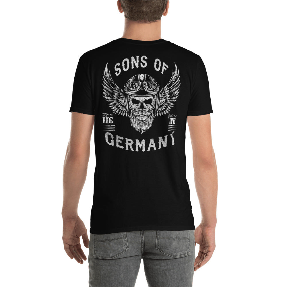 Herren T-Shirt "Son´s of Germany Back Print"-Biker-Shirts