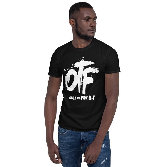 Biker Motorrad T-Shirts "Only the Family" – Schwarz – Vorderansicht