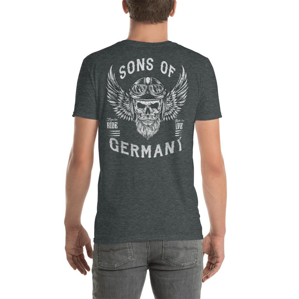 Herren T-Shirt "Son´s of Germany Back Print"-Biker-Shirts