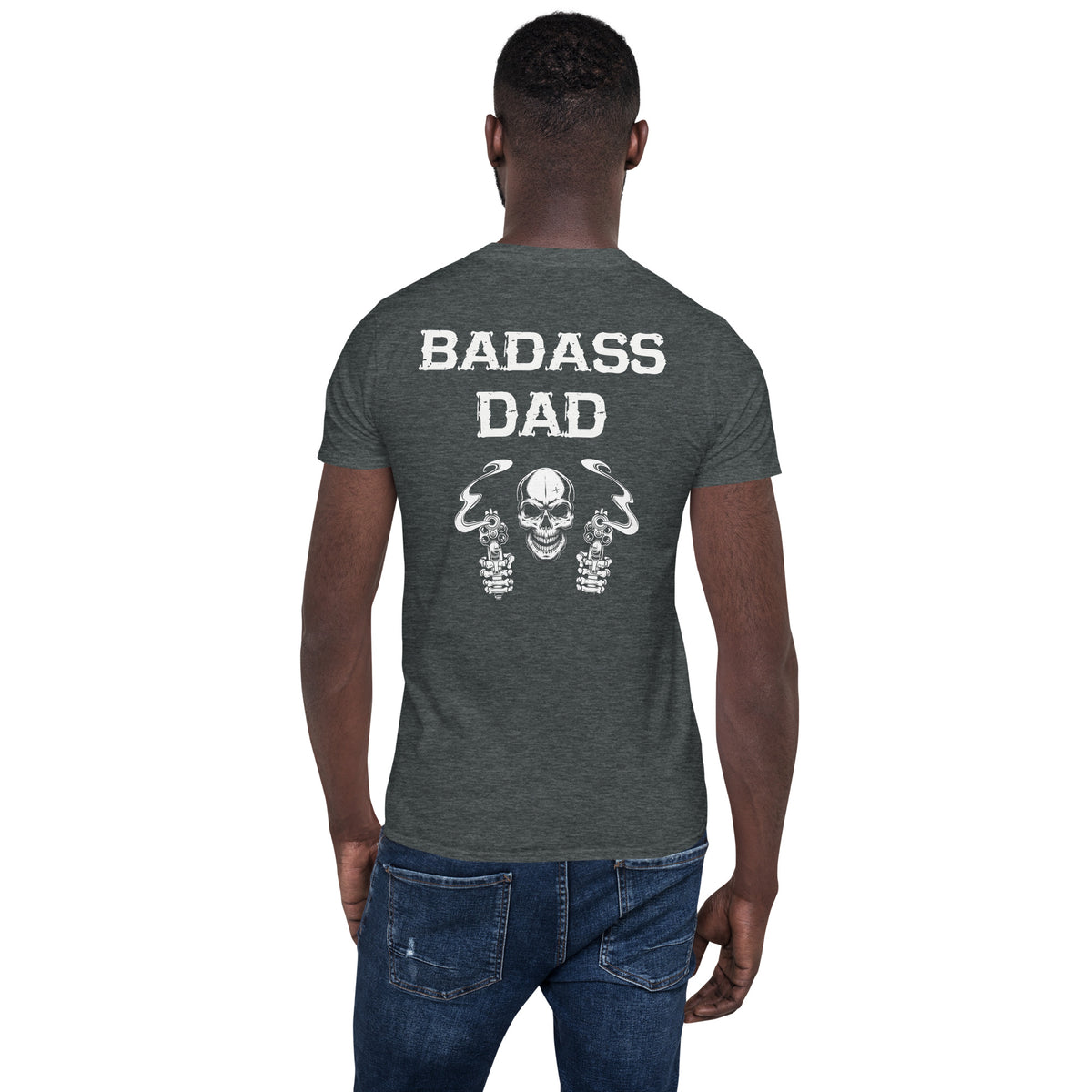 Herren T-Shirt "Badass Dad"-Biker-Shirts