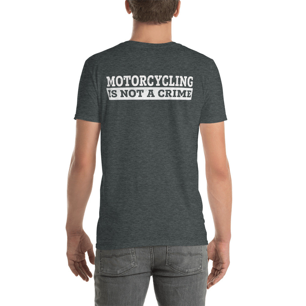 Herren T-Shirt "Motorcycling is not a Crime"-Biker-Shirts