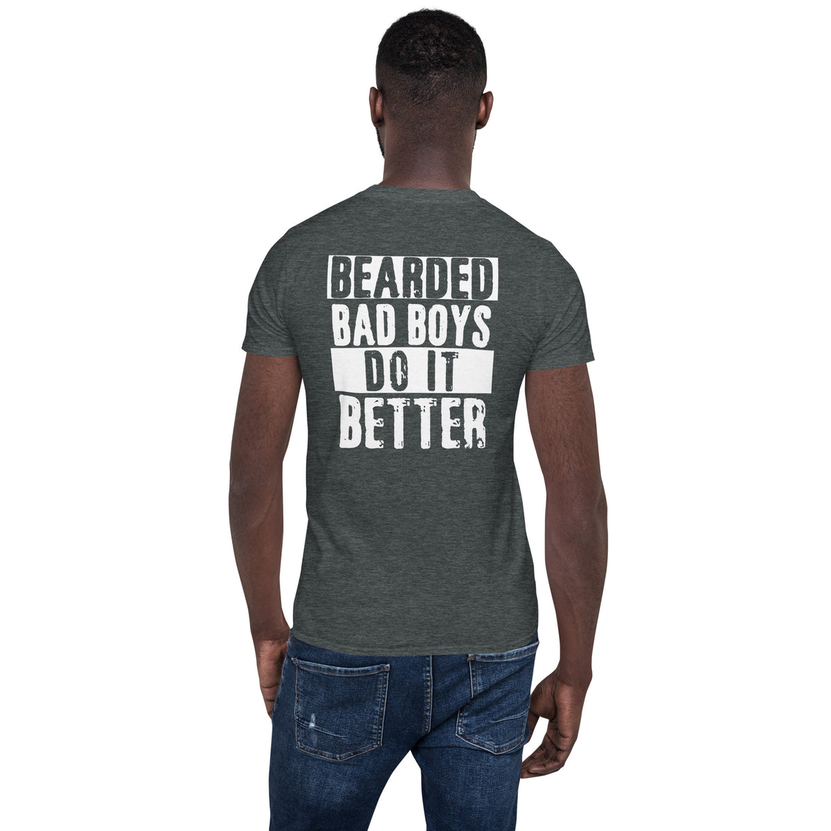 Herren T-Shirt "Bearded Inked Bad Boys Do It Better "-Biker-Shirts