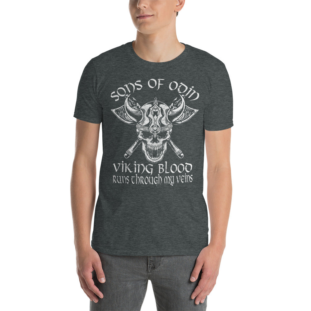 Herren T-Shirt Wikinger "Sons of Odin" Variante 8-Biker-Shirts