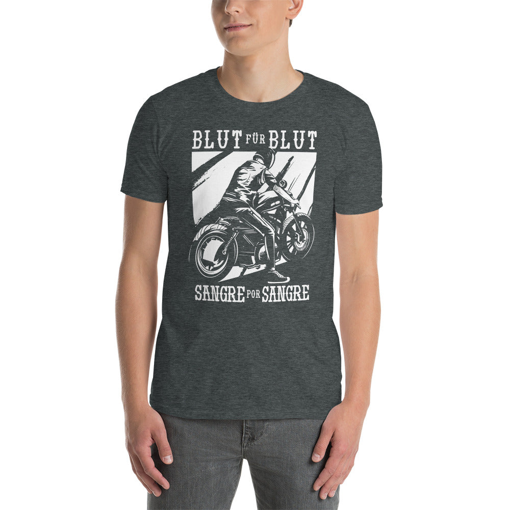 Herren T-Shirt "Blut für Blut"-Biker-Shirts