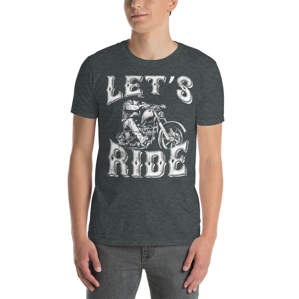 Herren T-Shirt "Lets Ride" Variante 1-Biker-Shirts