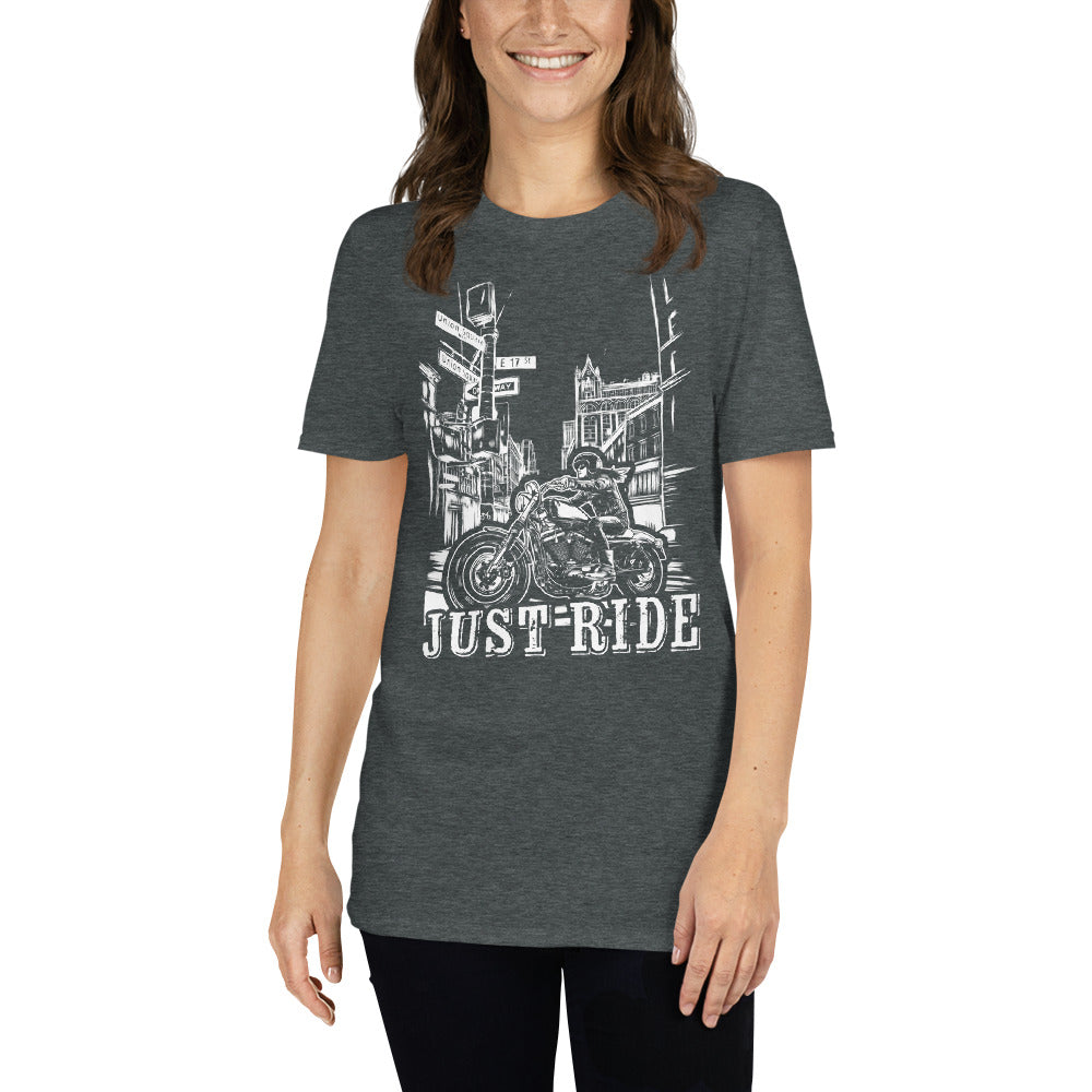 Damen T-Shirt "Just Ride" Variante 1-Biker-Shirts