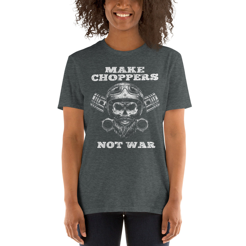 Damen T-Shirt "Make Choppers Not War"-Biker-Shirts