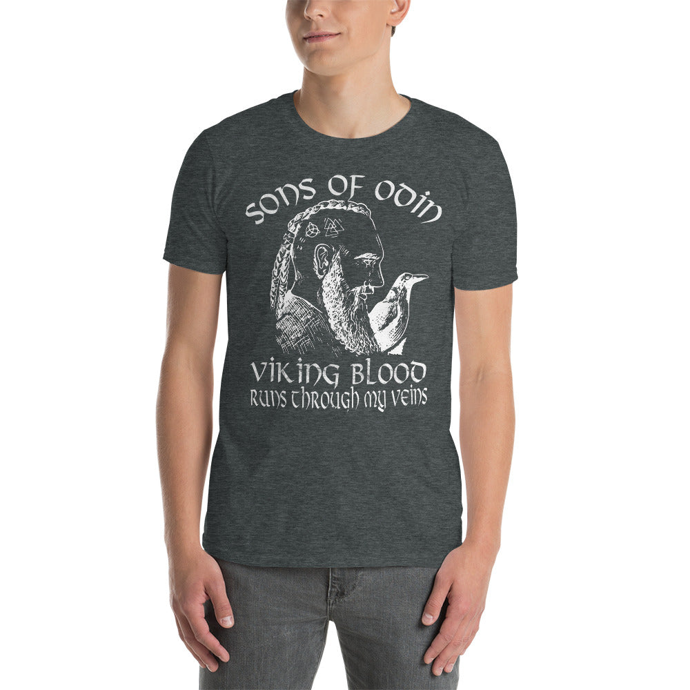 Herren T-Shirt Wikinger "Sons of Odin" Variante 5-Biker-Shirts