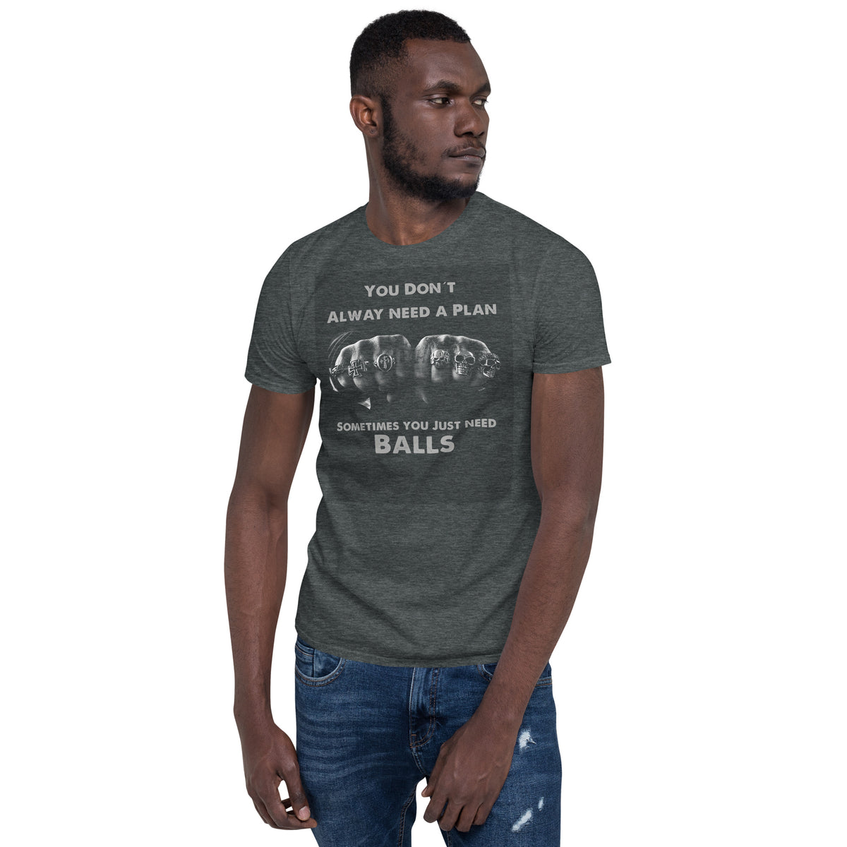 Herren T-Shirt "Just need Balls" Variante 2-Biker-Shirts