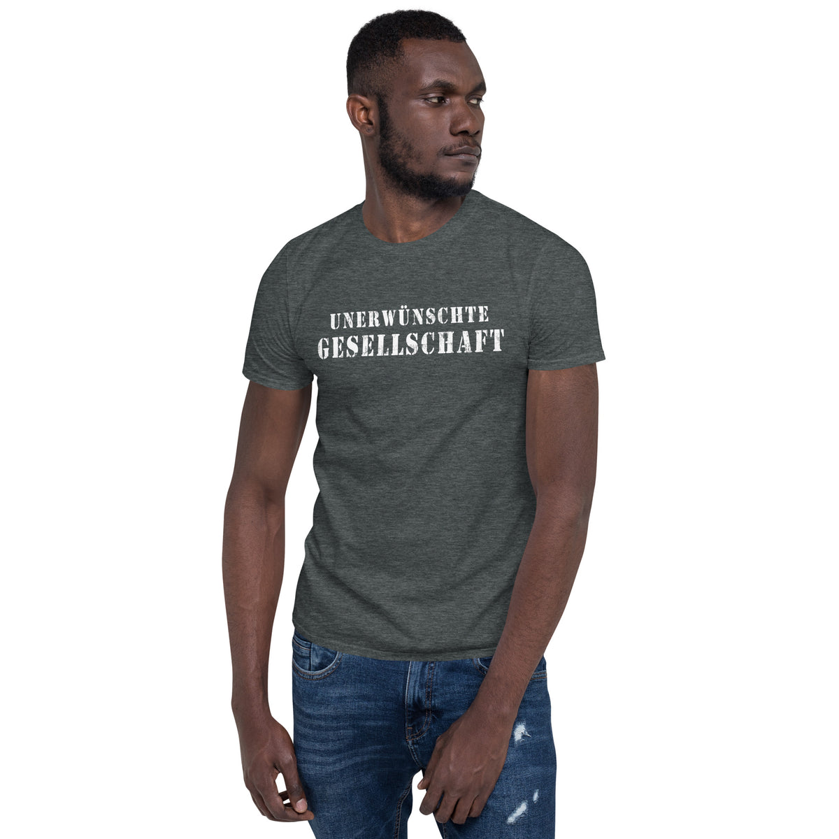 Herren T-Shirt "Unerwünschte Gesellschaft"-Biker-Shirts