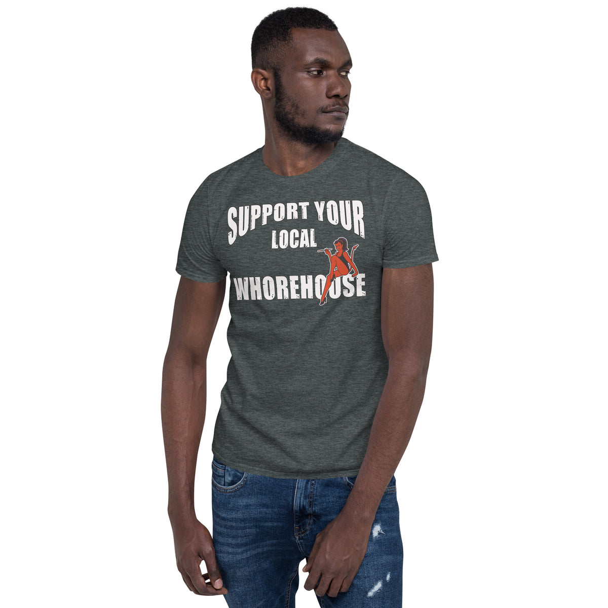 Herren T-Shirt "Support your local" Variante 3-Biker-Shirts