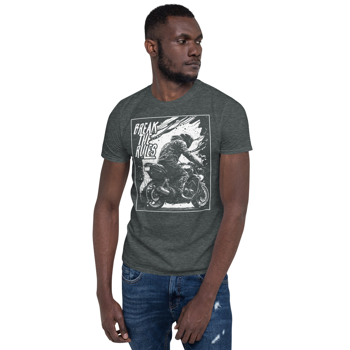 Herren T-Shirt "Break The Rules"-Biker-Shirts